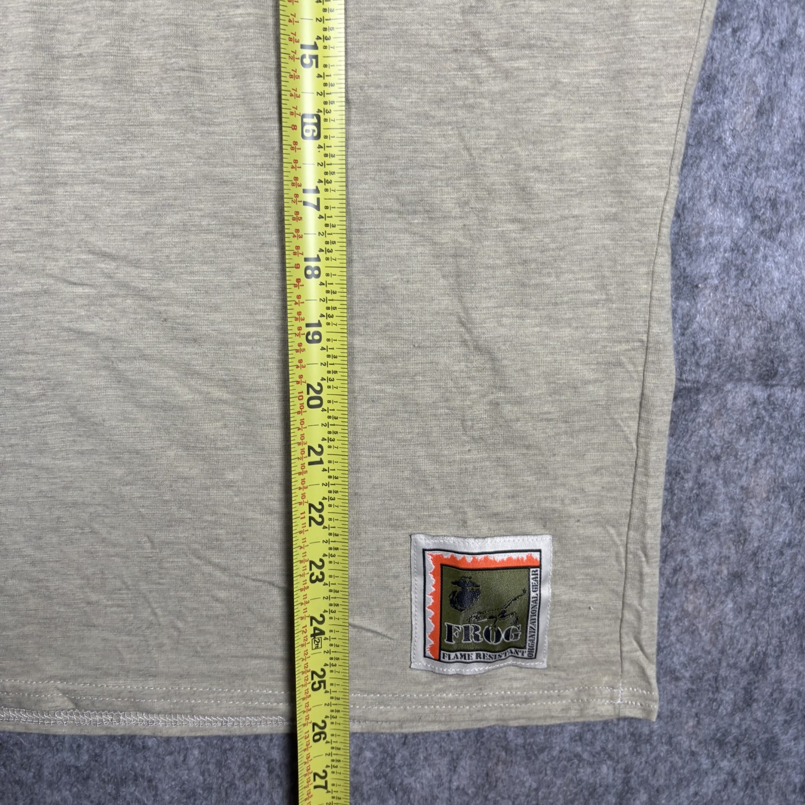 Potomac Field Gear FROG Long Sleeve Shirt Base Layer Men Small Tan Army Military