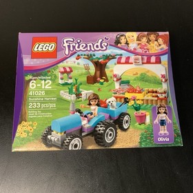 Lego Friends 41026 SUNSHINE HARVEST Farm Tractor Set COMPLETE Open Box
