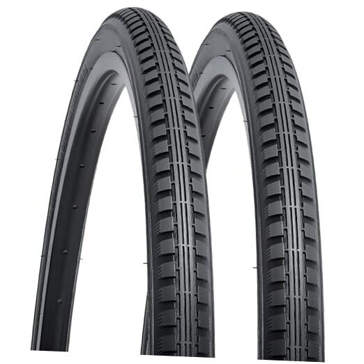  2-PCS 26x1 3/8 (37-590) Road Bike Tires Compatible with 26 x 1 3/8 26x1 3-8 