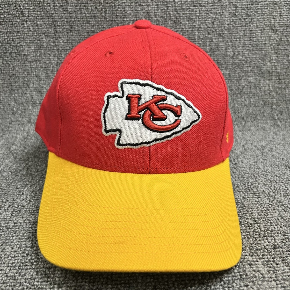 New '47 Kansas City Chiefs MVP Adjustable Hat Red Yellow Cap NFL