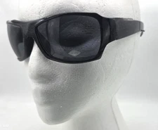 Mens Italy Design Black Frame Black Lens Sunglasses, Everyday/Vacation use 1980s