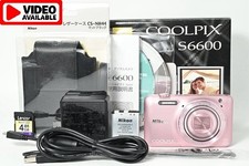  Mint Nikon Coolpix S6600 Pink 16.0MP 12x Digital Camera from Japan