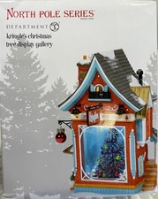 Galería de exhibición de árbol de Navidad de Kringle serie Polo Norte Department 56 6007609