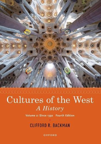 Clifford Backman Cultures of the West (Paperback)