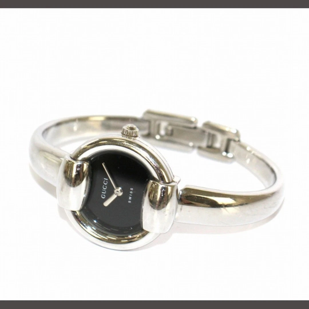 Gucci Orologio Bracciale Braccialetto 1400L SS Quarzo 2 Mani Acciaio Inox Argento U