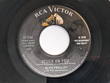 Elvis Presley - Stuck On You / Fame and Fortune 47-7740 RCA Victor Vinyl Record