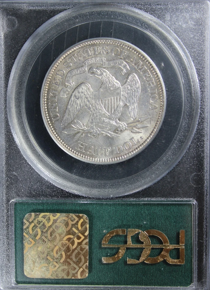 1875 MS62 Seated Liberty Half Dollar, PCGS 9333611 - Image 4 of 4