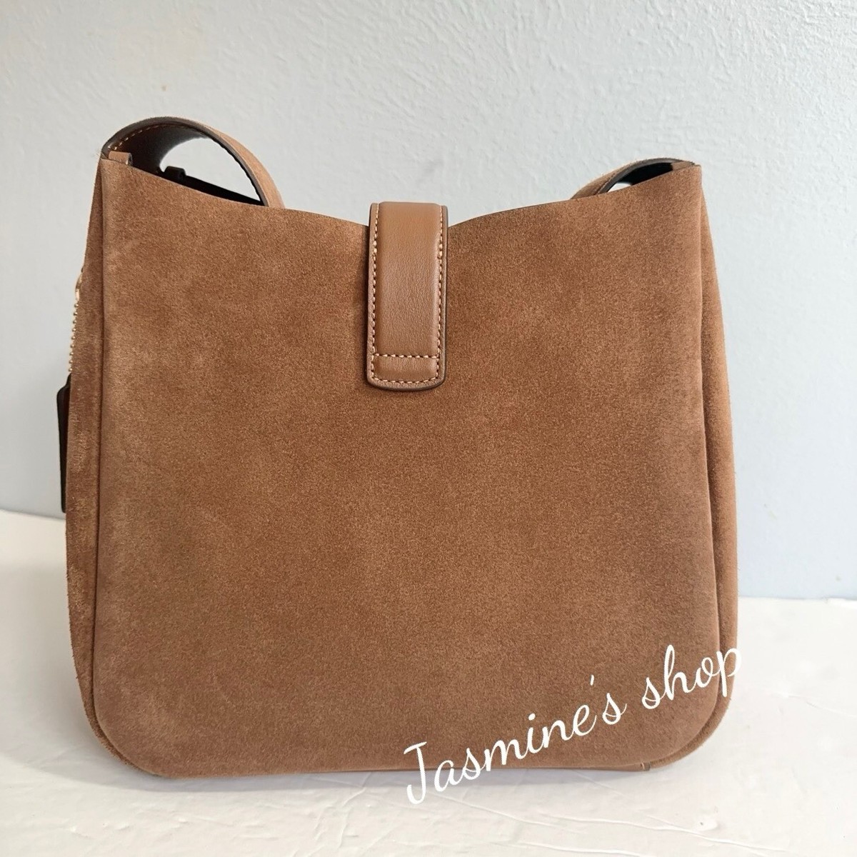 NWT Coach Hadley Convertible Crossbody Bag In Suede CW004 | eBay