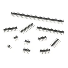 Single/Double Row 2.54mm Male Header Connector Strip Straight/Curved Pin Arduino