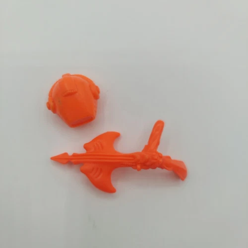 Vintage TMNT Turtle RAY FILLET Orange Gun Accessory Playmates 1990