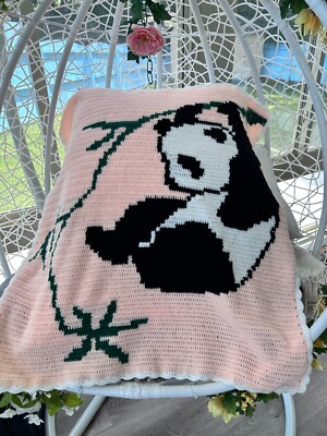 Free Crochet C2c Crochet Patterns Crochet Panda Blanket Panda