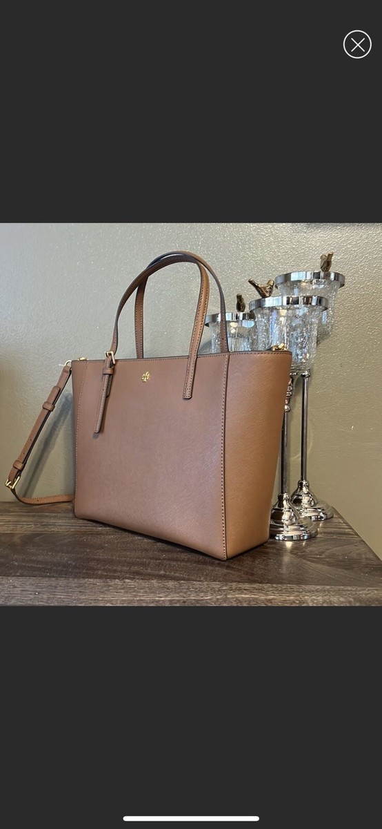 NWT! TORY BURCH EMERSON SMALL TOP ZIP LEATHER TOTE SHOULDER BAG | eBay