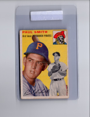 1954 Topps Paul Smith Pittsburgh Pirates #11   VG/VG+