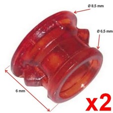 75x0053 Cabochon rouge table de cuisson four FAGOR BRANDT (x2)