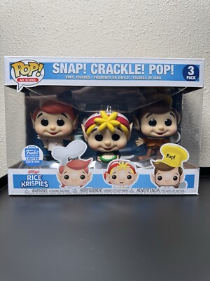 Funko Pop! Vinyl: Ad Icons - Kellogg's - 3 Pack - Snap Crackle Pop - Funko...