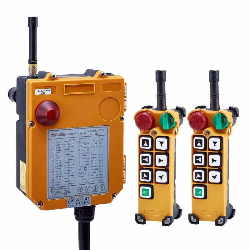 Industrial Remote Control F24-6D Hoist Crane Lift Switch (2T+1R) AC/DC18~440V