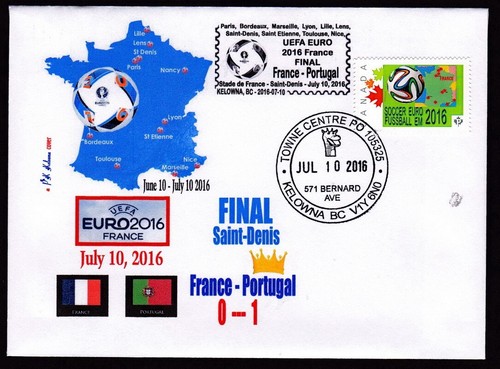 EURO 2024 UEFA Germany - Final Game Spain v England - FDC Austria # A0024 - Picture 7 of 7