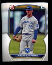 2023 Bowman Draft Carson Roccaforte 1st Bowman Paper Lot Of 25