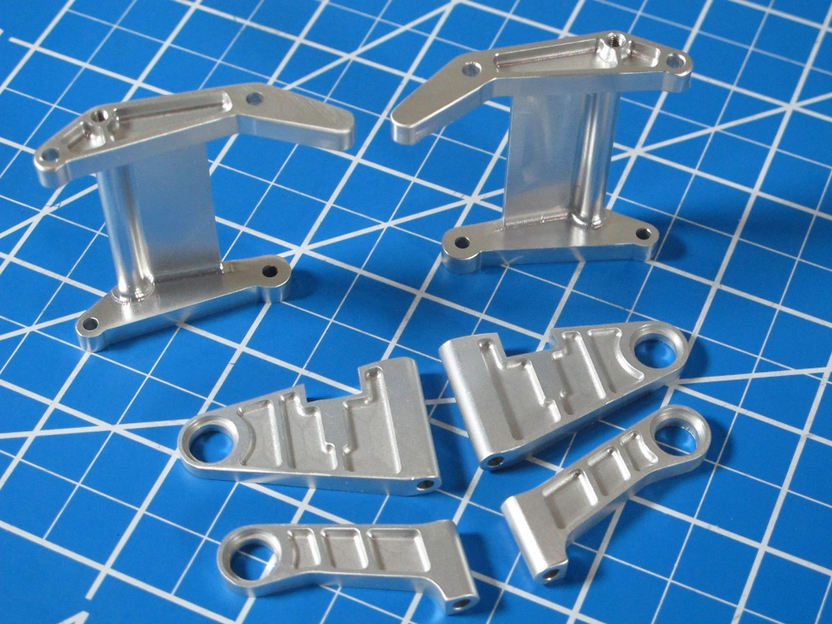☆TAK☆ Aluminum Swing Upper Lower Arm 6pc Tamiya 1/12 RC Porsche