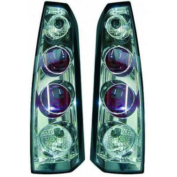 RüCkleuchten Passend FüR Set Opel Meriva Baujahr 2003-2010 Klarglas/Chrom-image