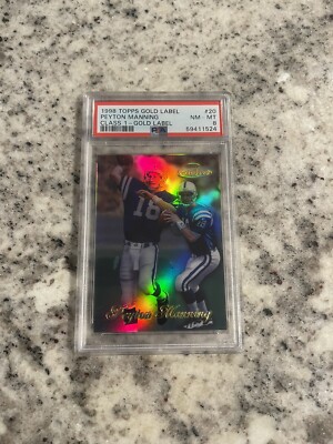 サプライ・アクセサリ・グッズ Peyton Manning Rookie Gold Label, PSA 8 サプライ・アクセサリ・グッズ Peyton Manning Rookie Gold