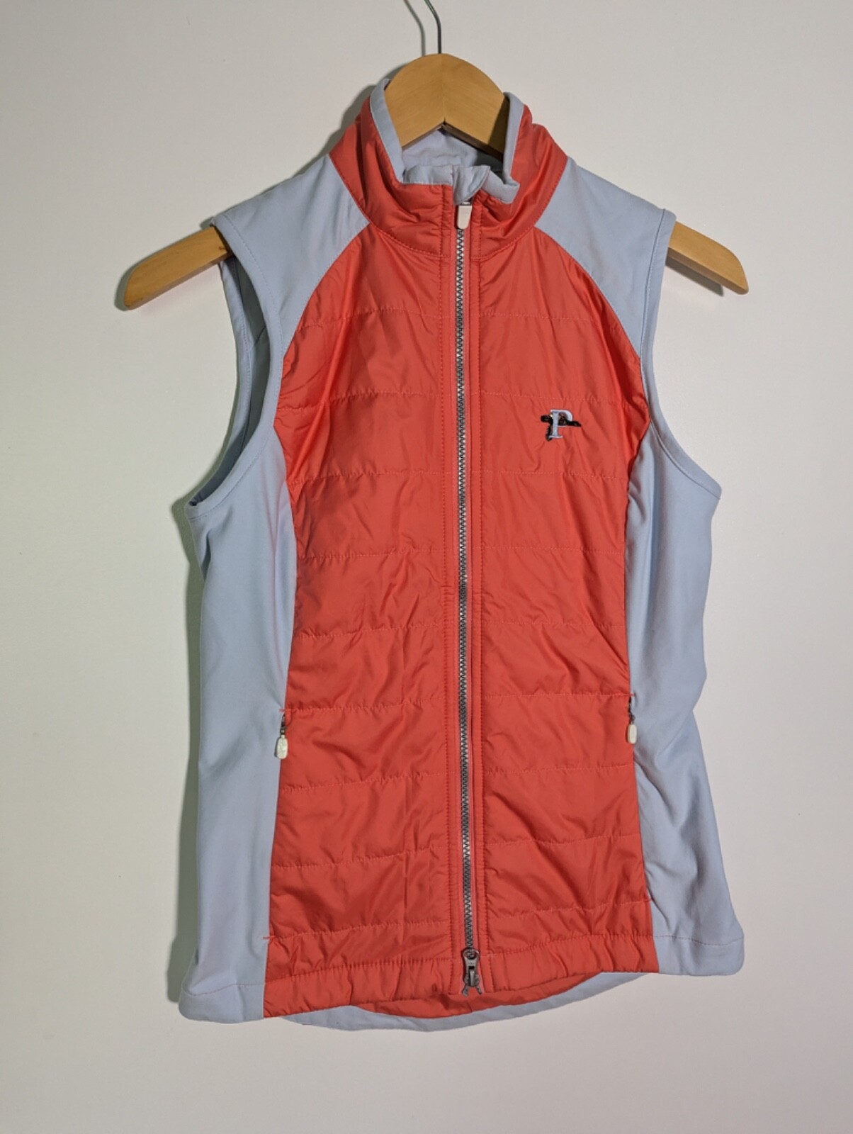 Zero Restriction Women’s Size S Neon Orange Full Zip Golf