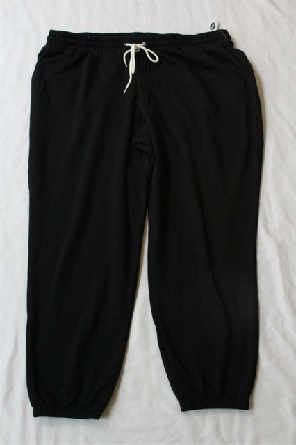 Old Navy Women's Drawstring French Terry Joggers SH3 Black Plus Size 2X NWT | eBay
