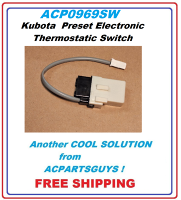 KUBOTA THERMOSTATIC SWITCH Blower Resistor & Thermistor 3C581