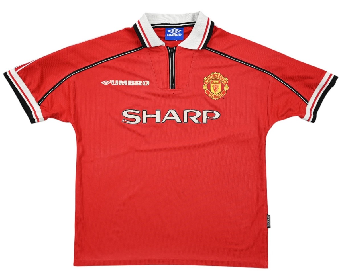 Umbro 1998-00 MANCHESTER UNITED SHIRT TROKOT M | eBay