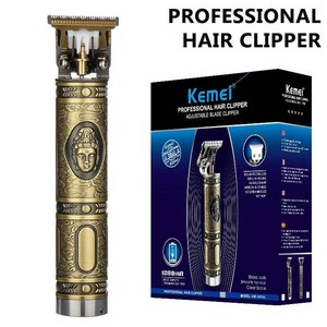 Kemei-1974A Buddha Hair Clippers Zero Gap Cordless Clipper ...