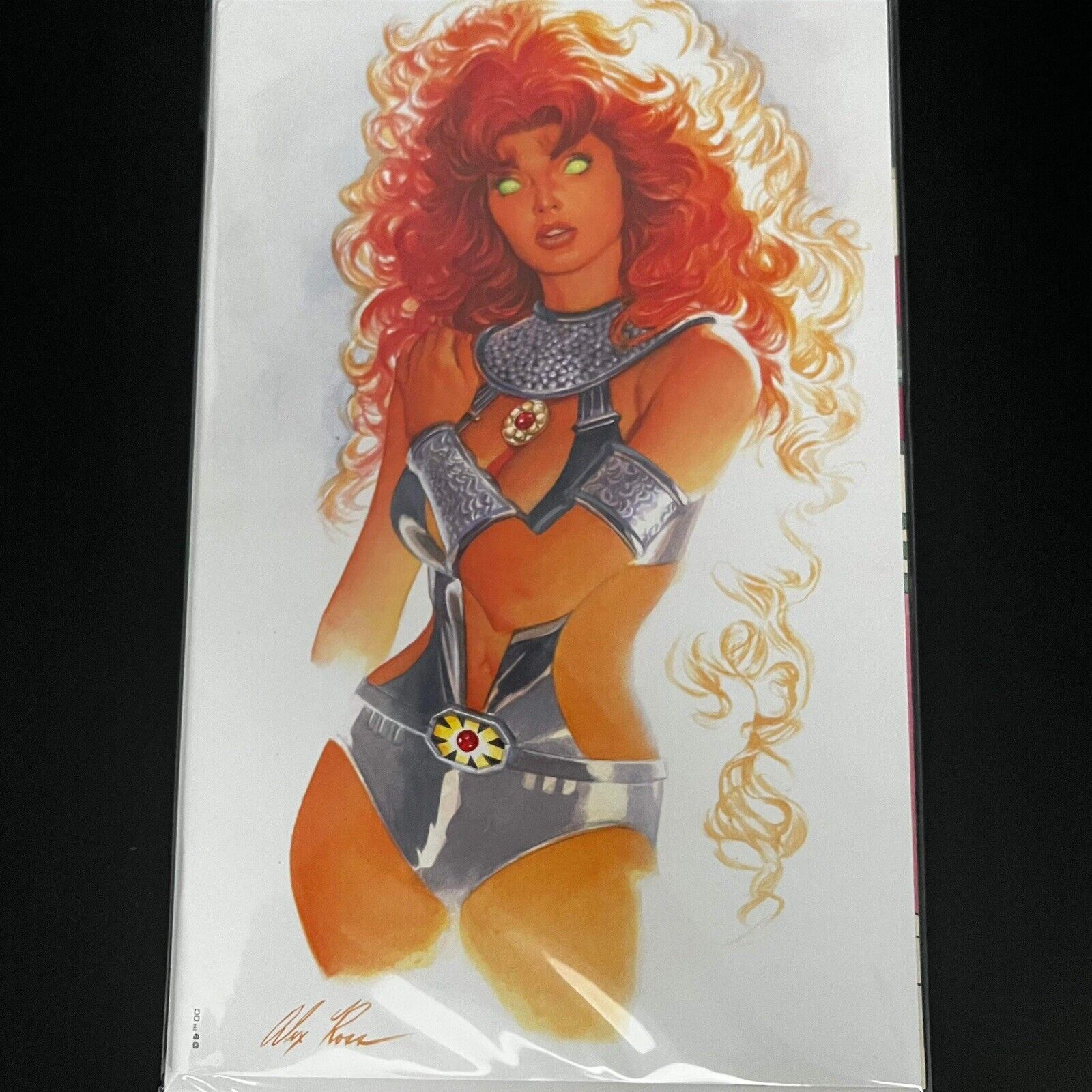 Tales of the Teen Titans #1 (2023) Alex Ross Starfire Virgin SDCC Exclusive