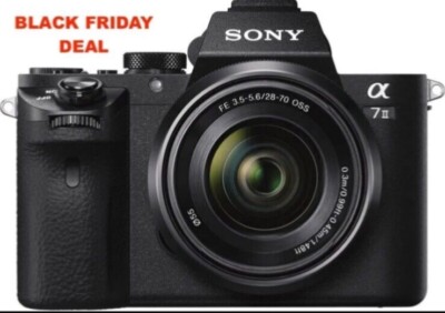 Sony Alpha a7 IIK E-mount interchangeable lens mirrorless cam with 28-70mm Lens