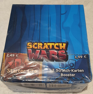 Scratch Wars  Starter Lite +  Biolandia Techlandia Booster Karten 