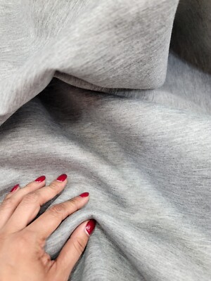Fabric sold by the Yard Stretch Scuba Gray Matte Super Techno Fashion 