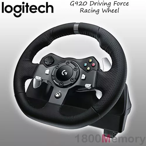 Logitech G920 Driving Force Racing Wheel for Xbox X S One PC MAC + Gear  Shifter 97855114716