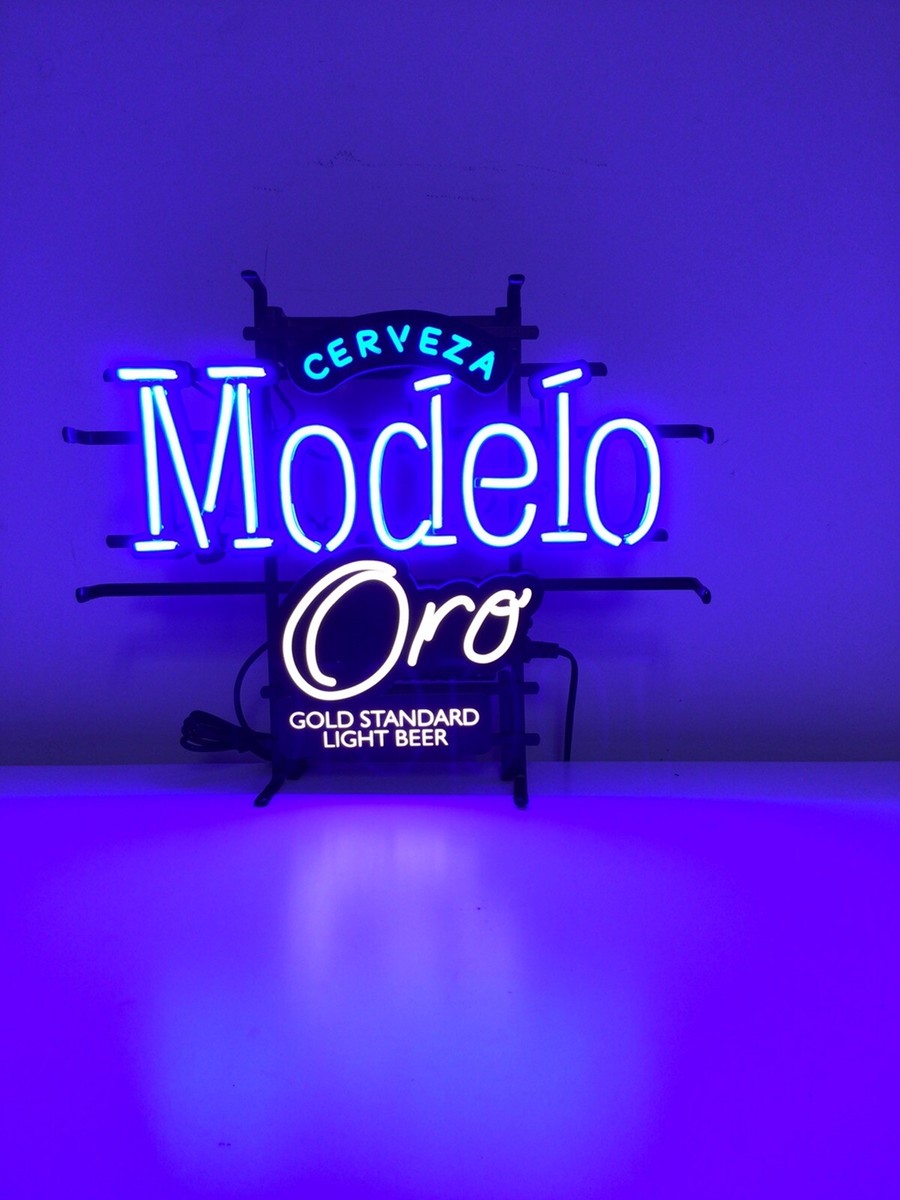 Modelo Oro beer led sign Modelo gold standard light beer sign | eBay