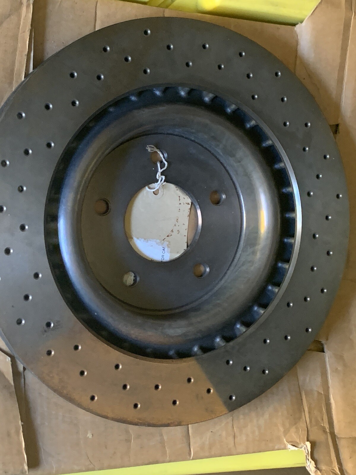 Aston Martin DB7 ventilated front Disc Rotor one piece Genuine  28123818AA