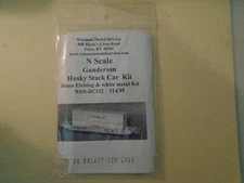 WISEMAN MODEL SERVICES #NSN-RC02 GUNDERSON HUSKY STACK CAR KIT N