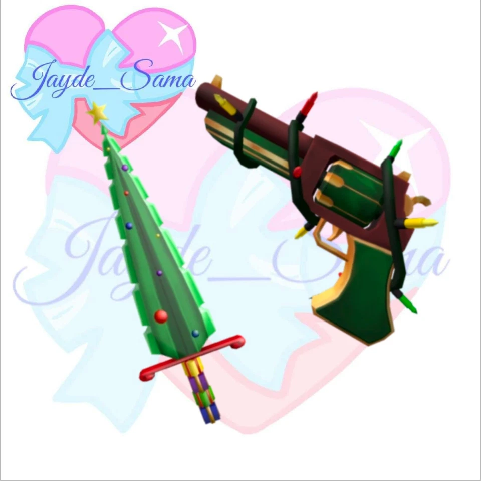 💖ROBLOX💖 Xmas Set MM2 Murder Mystery 2 In-Game Item!