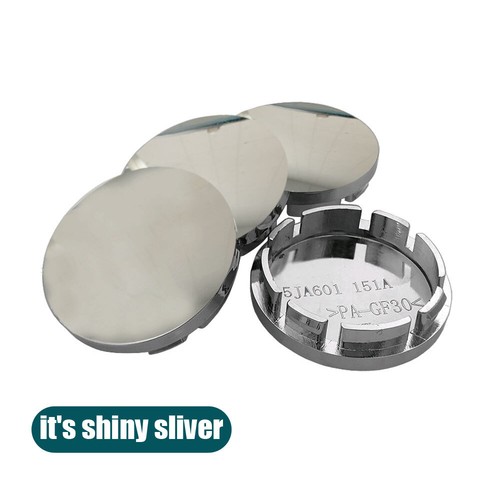 4pcs 56mm Chrome Car Wheel Center Rim Hub Cover Caps Arc Blank Plating Silver - Picture 5 of 12
