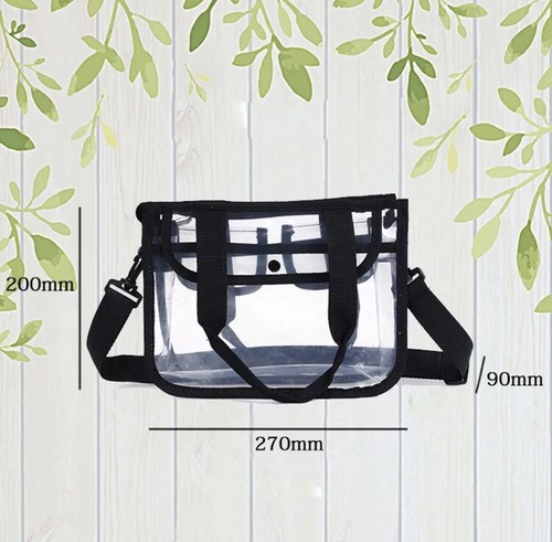 Bolsa de maquillaje transparente impermeable cosmética transparente PVC de viaje lavado - Imagen 15 de 43