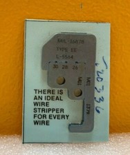Ideal L-5564 MIL-16878 26-30 AWG Blade Set, Stripmaster Wire Strippers. New