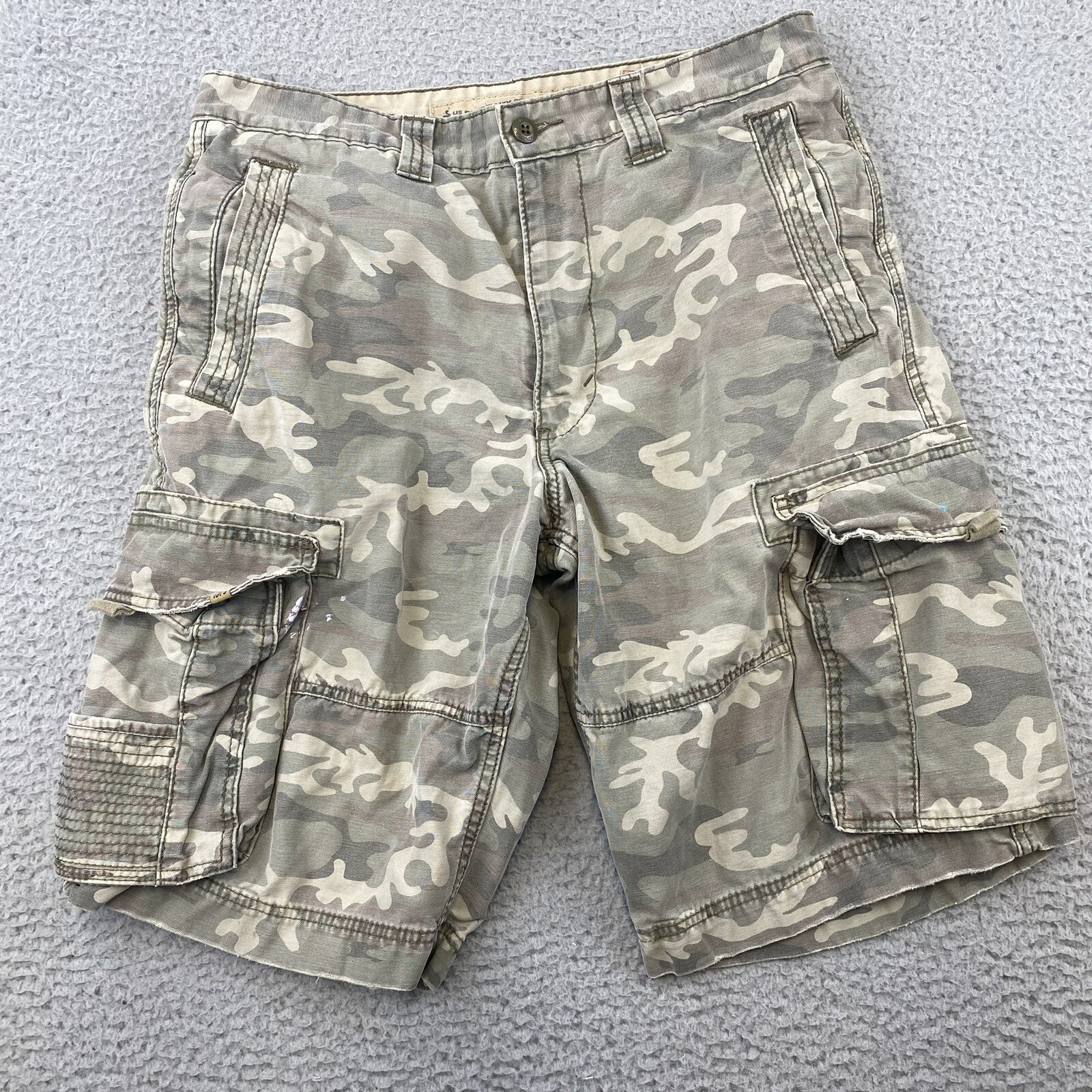 Levi’s Signature Men’s Cargo Shorts Camo Brown Green … Gem