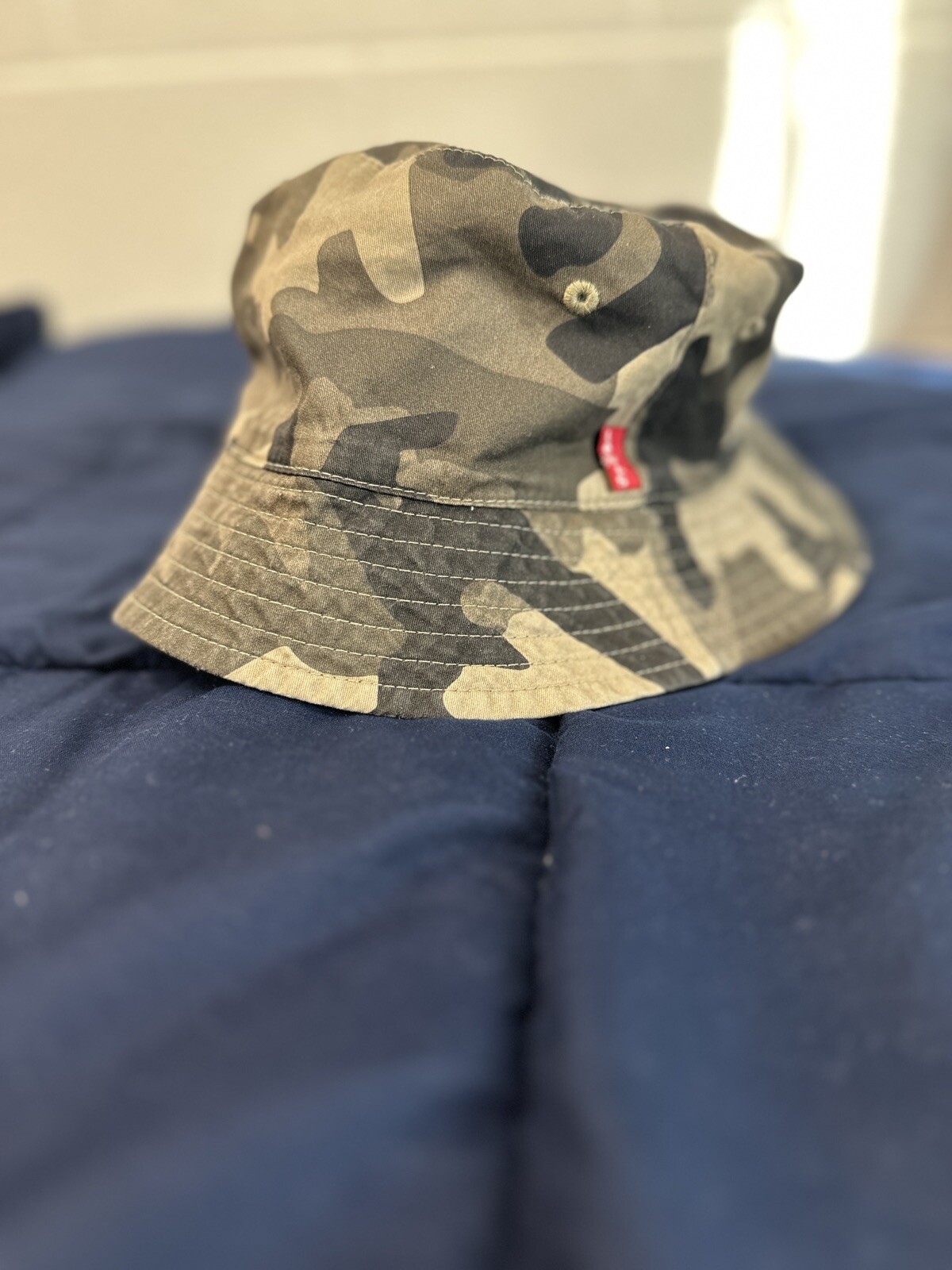 Levi's Strauss Camo Army Bucket Hat Sun Hat