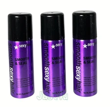 Sexy Hair Smooth & Seal Anti-Frizz & Shine Spray, 1.3oz (3pack)