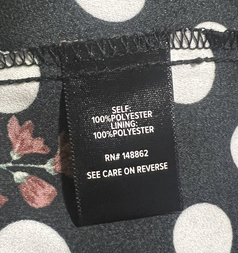 Torrid Black Floral Patchwork Georgette Zip Front… - image 15