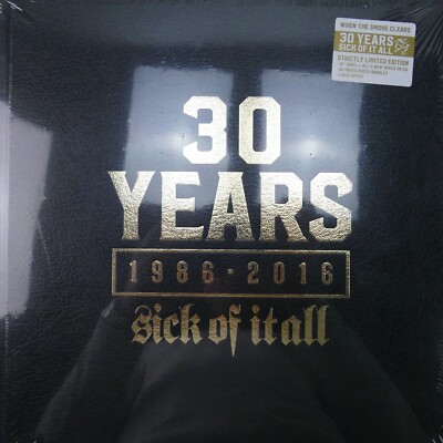 30 Years Sick of it all When the smoke clears 1986-2016 10'' Vinyl CD BookLP-5813