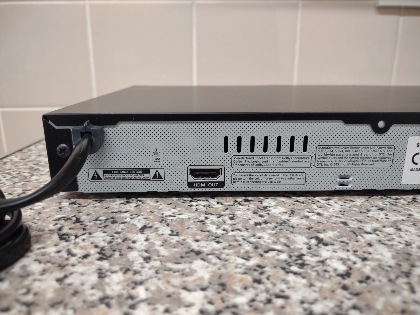 Samsung DVD/Bluray Player Model BDJ4500R with Remote And Manual eBay