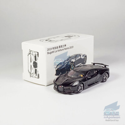 1:64 Bugatti LVN La Voiture Noire 2019 Model Car Diecast Vehicle Gift Collection