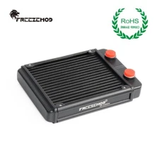 FreezeMod G1/4" 120mm Aluminum Radiator PC Computer Water Cooling  27mm Thick